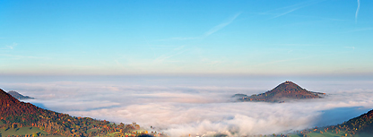 Reutlingen im Nebel